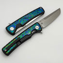 Mechforce Kilby Shard Black Titanium Integral Handle w/ Dichrolam Black Sea Inlays & Stonewash M390