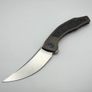 Pre Owned Custom Knife Factory Ablya w/ Bronze Titanium/Carbon Fiber/Zircuti & M390