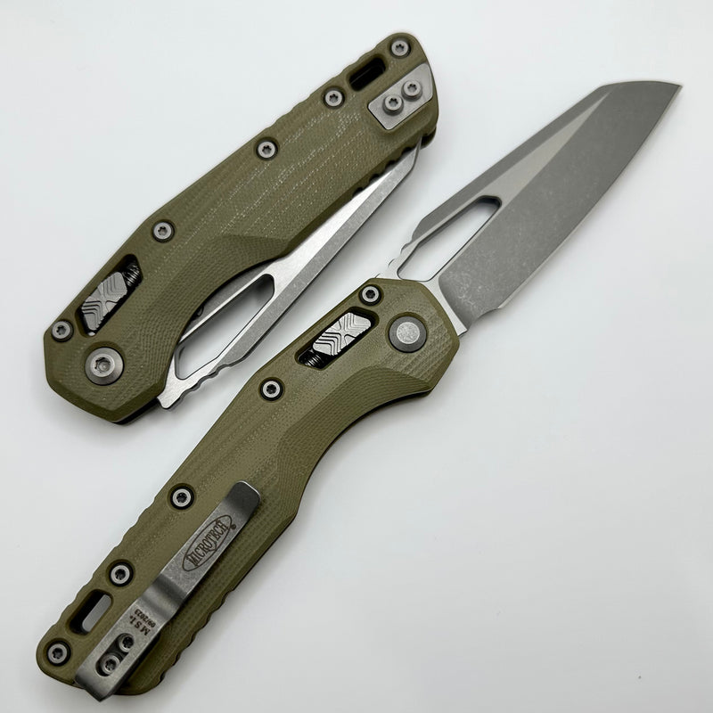 Microtech Knives MSI RAM LOK OD Green G-10 & M390MK Apocalyptic Standard 210-10APGTOD