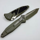 Microtech Socom Elite Tanto Edge Manual Cerakote Moss Green 161-1MG-C21Z13