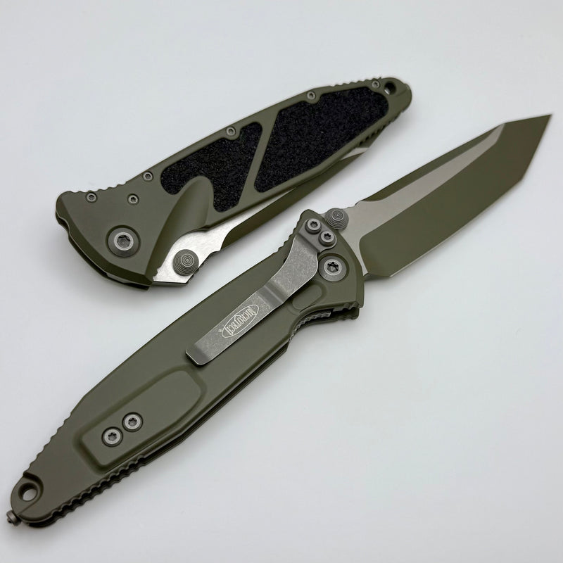Microtech Socom Elite Tanto Edge Manual Cerakote Moss Green 161-1MG-C21Z13