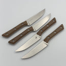 Microtech Steak 4 Piece Set Coyote Tan G-10 Handle w/ Stonewash M390MK 3600-10SETCE