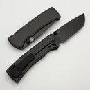 Chaves Knives Redencion 229 Gray PVD w/ Titanium Integral Handle w/ Magnetic Ti Inlays & Drop Point M390