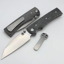Chaves Knives Sangre 229 w/ Black Micarta & Wharncliffe Elmax - Blue Label