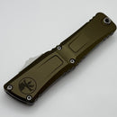 Microtech Knives Combat Troodon Gen III Stonewash Bowie w/ OD Green Handle 1146-10OD
