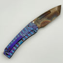 Medford Marauder Full Size Predator Sculpted Titanium Handles w/ 0.26" Vulcan 3V Tanto