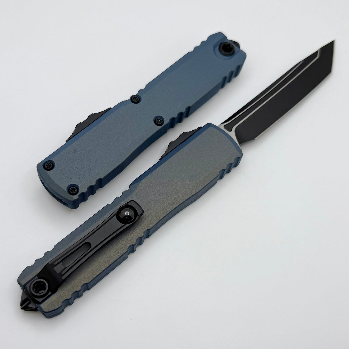 Microtech Ultratech Gen IV T/E Tactical Standard w/ Caspian Blue Handl