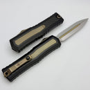 Marfione Custom Atreus w/ Mirror Polish D/E M390MK & Black Aluminum Handle w/ Carbon Fiber & Bronze Titanium Accents