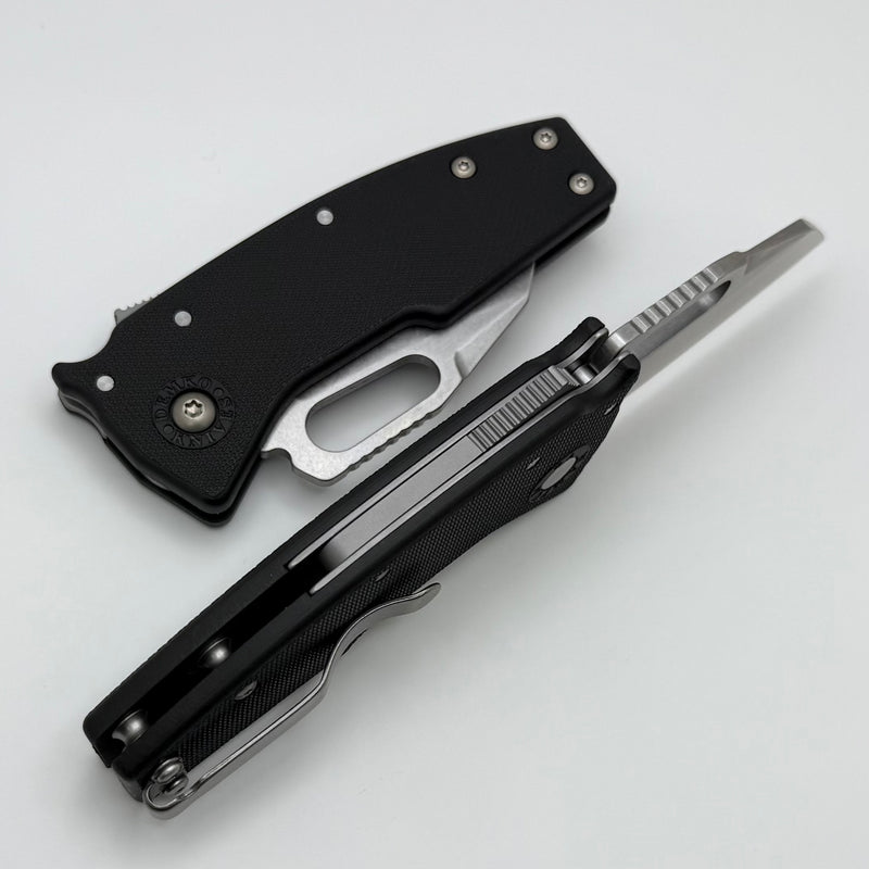 Demko Nano Shark w/ Black GRN Handles & Shark Foot AUS10A