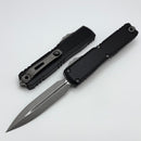 Microtech Ultratech Gen IV D/E Apocalyptic Standard w/ Black Handle 11224-10AP