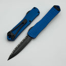 Heretic Knives Manticore S Blue Grenade Frag w/ Full Serrated DLC D/E Magnacut H024F-6C-BLU