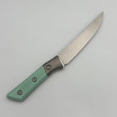 Microtech Boning Knife Caribbean Blue G-10/Titanium Bolster Handle w/ Stonewash M390MK 3100B-10CA