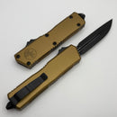 Microtech Scarab 2 Gen 3 Executive w/ Tan Handle & D/E-S Tactical M390MK 1181-1TA