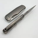 Vero Engineering Nova Mini w/ Stonewash Titanium Handles & Belt Satin M390