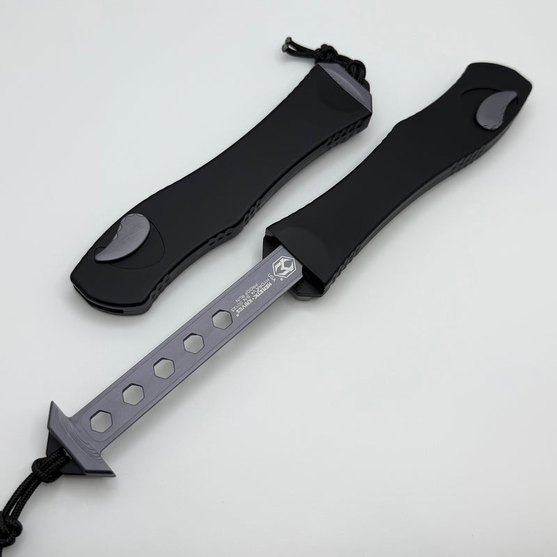 Heretic Hydra V4 Proof Run w/ Black Aluminum Handle & Stonewash S/E H407-2A