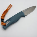 Benchmade Intersect Depth Blue Santoprene Handles w/ Serrated MagnaCut Fixed Blade 18050S