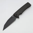 Chaves Knives Street Sangre Flipper Gray PVD w/ Titanium Integral Handle & M390