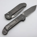 Microtech Knives LUDT Gen III Partial Serrated Apocalyptic Tanto & Titanium Slab Side Handles 1136-11APMS1