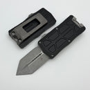 Microtech Exocet II w/ Black Aluminum Handle & Apocalyptic Spartan M390MK 1155-10AP