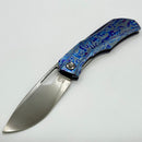 Poikilo Blade Anarcnide Fenrir FD 2 ZircuTi Handles & Mirror DLC Stonewash S125V