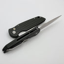 Pro-Tech TR-3 Green Grooved Handle w/ Mosaic Pin Button & Stonewash 154CM