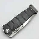 Medford Knife USMC Fighter Flipper Black Handles w/ Tumbled S45VN