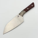 Microtech Santoku 6" Black Cherry G-10/ Ti Handle w/ Stonewash M390MK 3200B-10BC