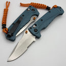 Benchmade Mini Adira Depth Blue Grivory & Serrated MagnaCut 18065S