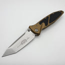 Microtech Socom Elite T/E Manual Tan Handles w/ Stonewash Tanto 161-10TA