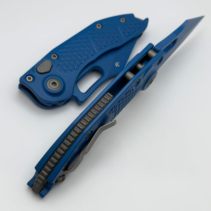 Microtech Borka Stitch Auto Cerakote Blue Signature Series 169-1BL-X1Z13