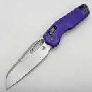 Microtech Knives MSI RAM LOK Purple Aluminum & Stonewash M390MK 210-10PU