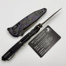 Marfione Select Microtech Socom Ram-Lok Purple Haze Carbon Fiber Handles & DLC M390MK NCB Exclusive 160RLS-1DLCTMS1