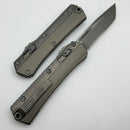 Microtech Glykon Apocalyptic Natural Clear Standard Tanto Partial Serrated 185-11APNC