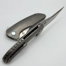 Mechforce & Barker Knives Collab Hokkaido w/ Titanium Handles & Stonewash MagnaCut