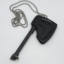 RMJ Tactical Stonewash Mortifier Tomahawk Pendant w/ Black Cerakote