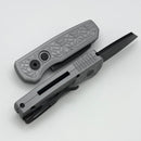 Pro-Tech Runt 5 w/ Nexus Gray Textured Handle & DLC 20CV Reverse Tanto R5203-Grey NEXUS