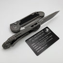 Microtech Knives LUDT Gen III Partial Serrated Apocalyptic Tanto & Titanium Handles w/ Textured Inlays 1136-11APMS2