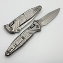 Marfione Select Microtech Socom Ram-Lok Titanium Frag Handles w/ Bronze Accents & Spear Point Stonewash Serrated M390MK 160RL-11FRSMS2
