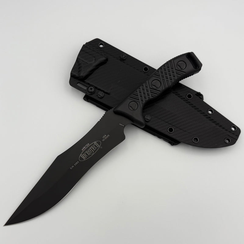 Microtech Arbiter Tactical w/ Black G-10 Handles 104-1T