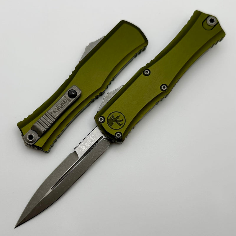 Microtech Knives Mini Hera Apocalyptic Bayonet M390MK w/ OD Green Handle 1701M-10APOD