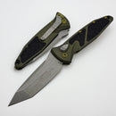 Microtech Socom Elite Auto Distressed Grenade Green w/ Apocalyptic T/E 161A-10APDGG-U25