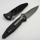 Microtech Socom Elite Spearpoint Apocalyptic Standard Manual w/ Black Handle 160-10APSS