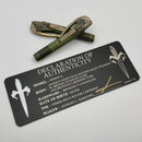 Marfione Custom Siphon Pen II Titanium Antique Green w/ Bronze Accents Signature Series 401-ATGFRTIBRZ-MCK