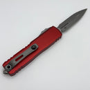 Factory Blem Microtech UTX-85 Gen IV w/ Red Handle & Full Serrated Apocalyptic D/E M390MK 12324-12APRD