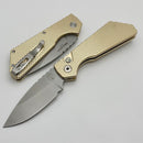 Discontinued Pro-Tech PT Plus Textured ALBronze Handle & Stonewash MagnaCut PT234