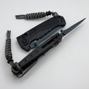 Benchmade Mini Adira Tempest Gray Grivory & Cerakote Blue MagnaCut 18065BT-01