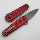 Benchmade Lowden w/ Phoenix Red Aluminum Handles & M390 491GY-01