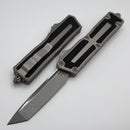 Microtech Scarab 2 Gen 3 Apocalyptic Spine Fluted Tanto w/ Natural Clear Handle 1279-10APNC