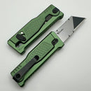 Reate EXO-U Utility Diamond Pattern Green Aluminum Handle