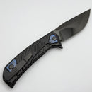 Custom Knife Factory UMMU Dalawa 2 w/ DLC Titanium & Polished DLC M398